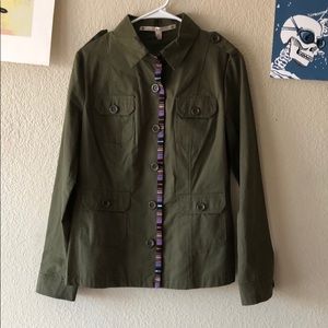 {Chelsea & Violet} -Size M- Green Army Jacket